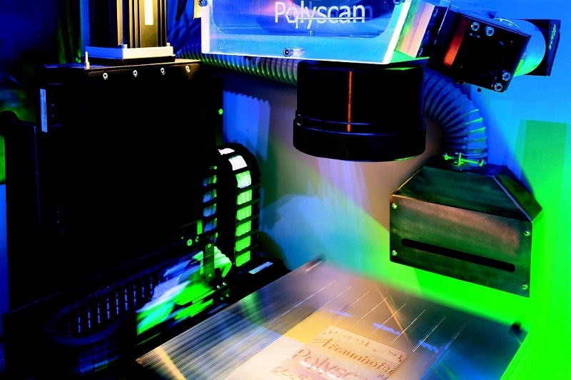 Polygon scanner system for laser material processing.